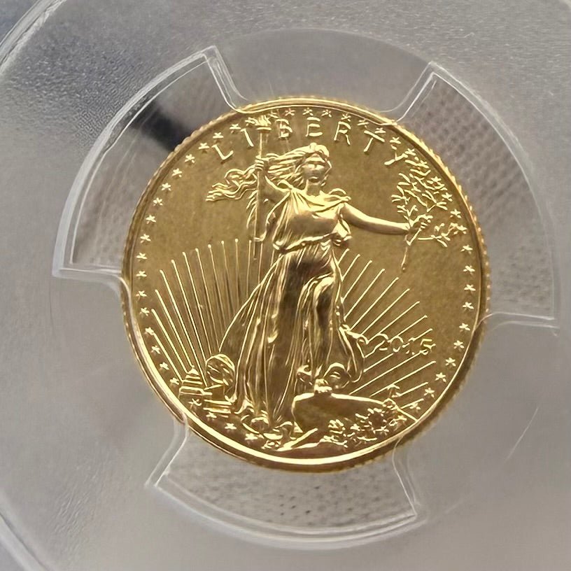2015 $5 American Gold Eagle PCGS MS70 First Strike Flag Label (Rare 1 of 2,713)