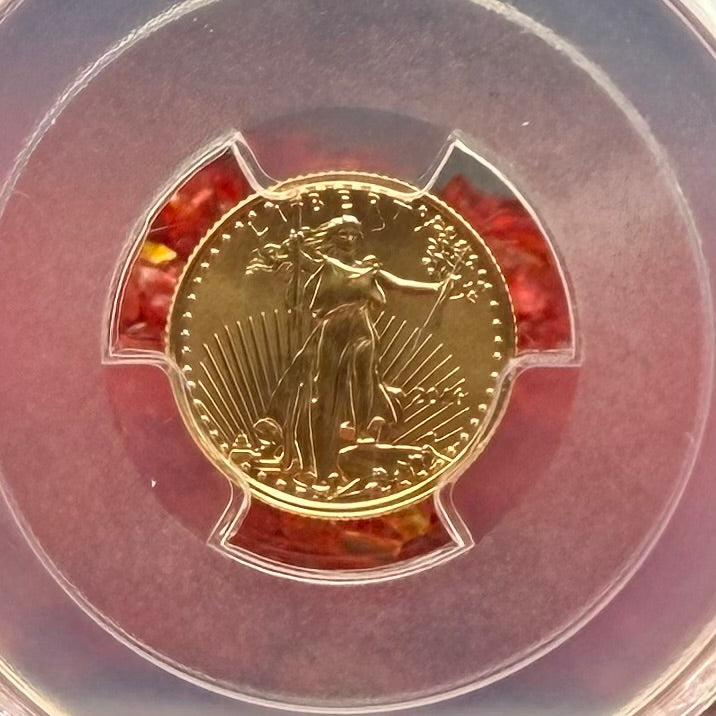 2016 $5 American Gold Eagle PCGS MS70 First Strike Flag Label (Rare 1 of 4,356)