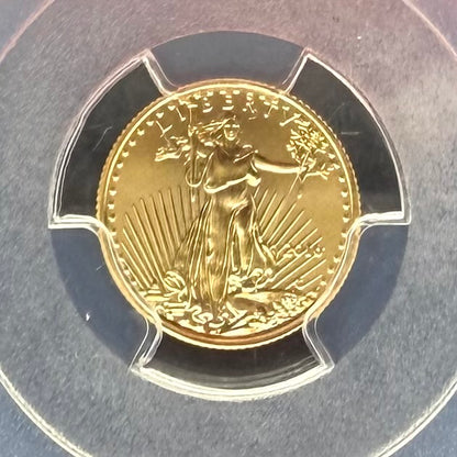 2016 $5 American Gold Eagle PCGS MS70 First Strike Flag Label (Rare 1 of 4,356)