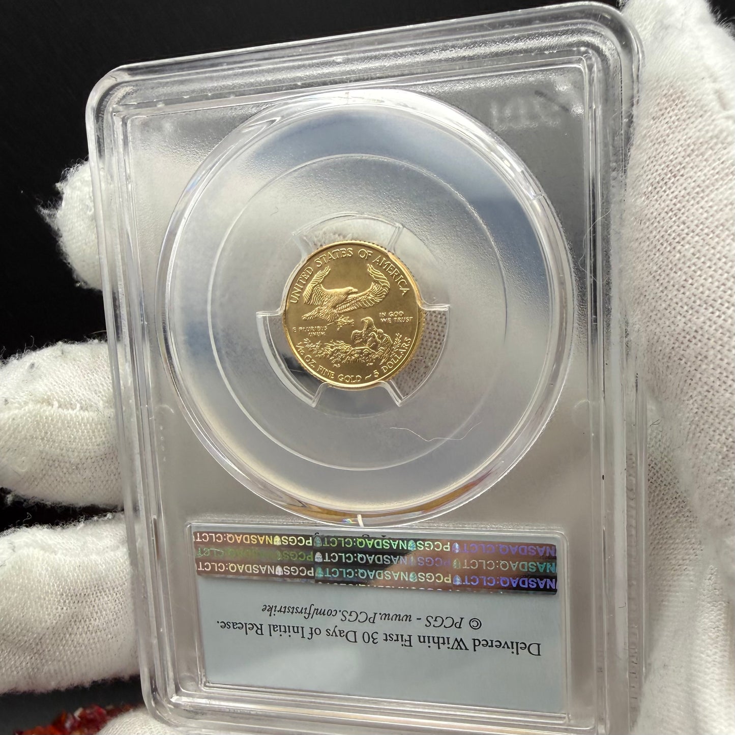 2016 $5 American Gold Eagle PCGS MS70 First Strike Flag Label (Rare 1 of 4,356)