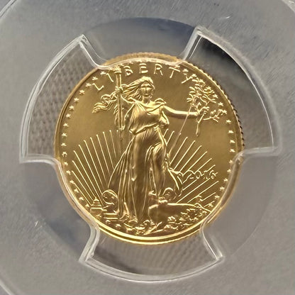 2016 $5 American Gold Eagle PCGS MS70 First Strike Flag Label (Rare 1 of 4,356)