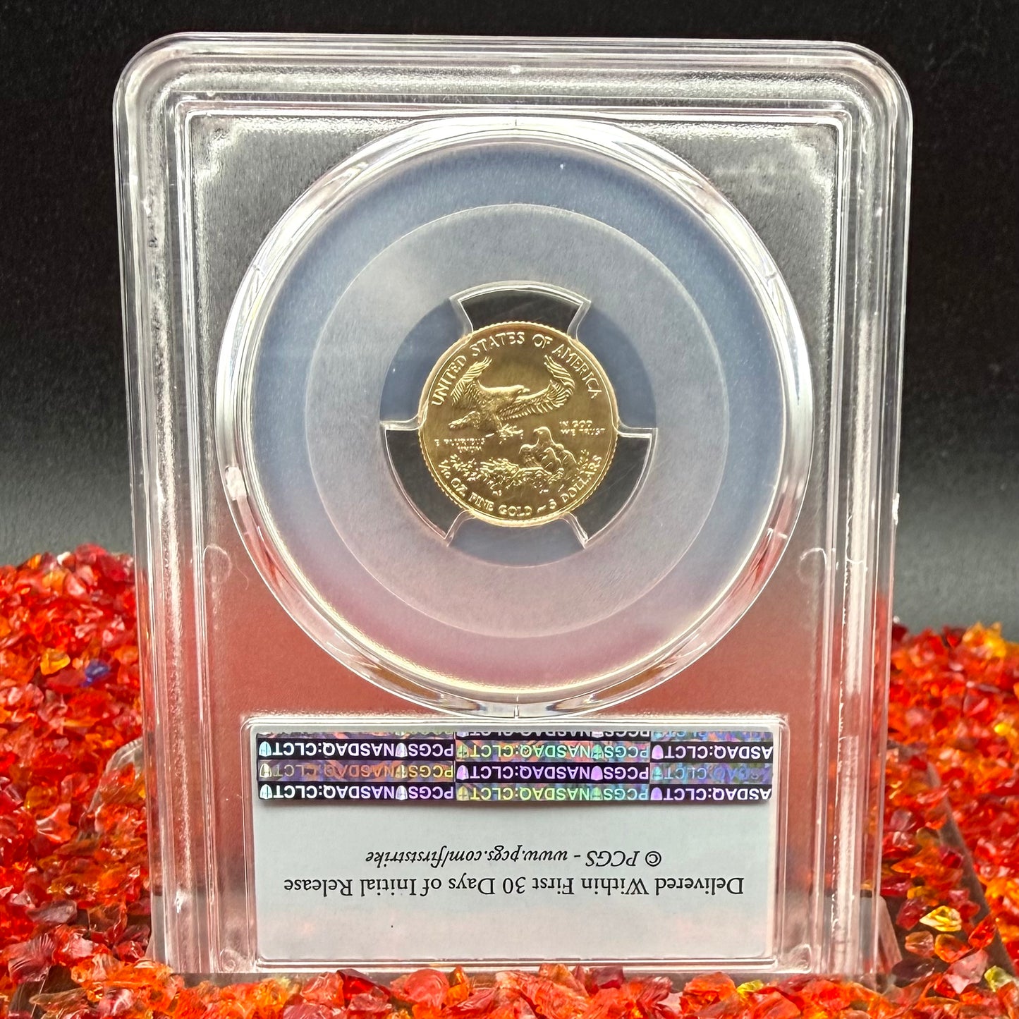 2018 $5 American Gold Eagle PCGS MS70 First Strike Flag Label (Rare 1 of 1668)