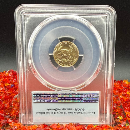 2018 $5 American Gold Eagle PCGS MS70 First Strike Flag Label (Rare 1 of 1668)
