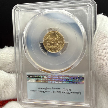 2018 $5 American Gold Eagle PCGS MS70 First Strike Flag Label (Rare 1 of 1668)