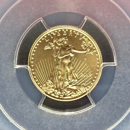 2019 $5 American Gold Eagle PCGS MS70 First Strike Flag Label (Rare 1 of 1901)