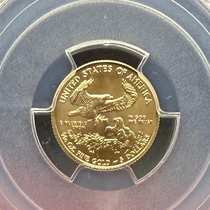 2019 $5 American Gold Eagle PCGS MS70 First Strike Flag Label (Rare 1 of 1901)