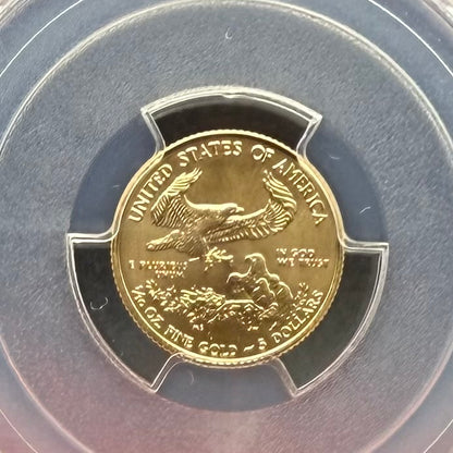 2019 $5 American Gold Eagle PCGS MS70 First Strike Flag Label (Rare 1 of 1901)