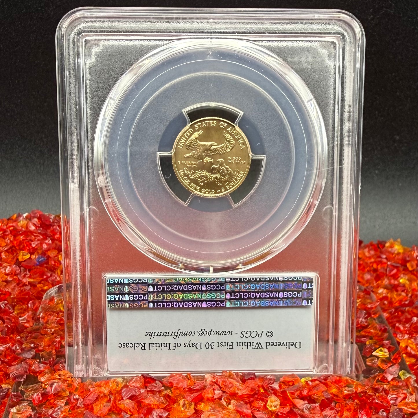 2019 $5 American Gold Eagle PCGS MS70 First Strike Flag Label (Rare 1 of 1901)
