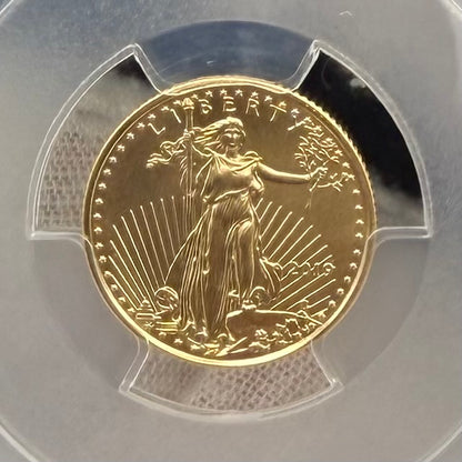 2019 $5 American Gold Eagle PCGS MS70 First Strike Flag Label (Rare 1 of 1901)
