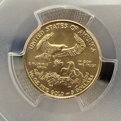 2019 $5 American Gold Eagle PCGS MS70 First Strike Flag Label (Rare 1 of 1901)
