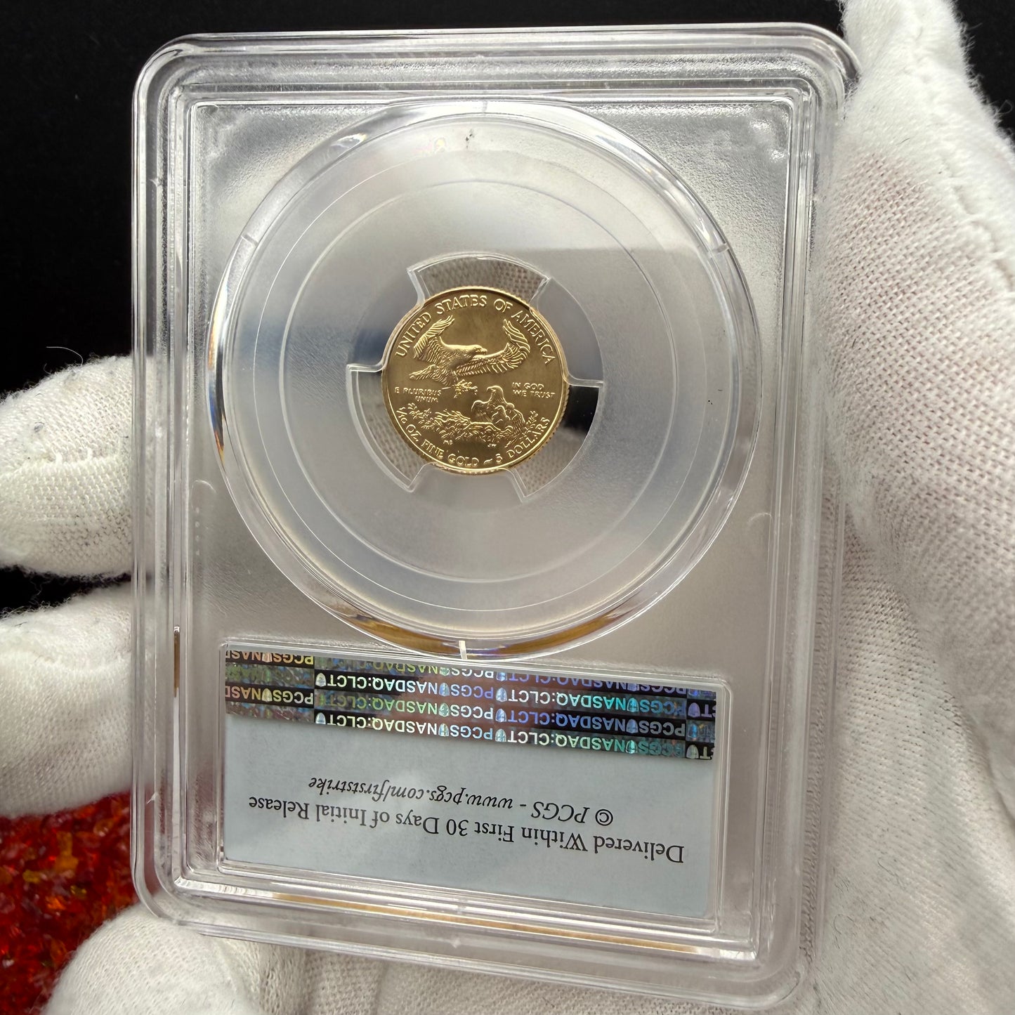 2019 $5 American Gold Eagle PCGS MS70 First Strike Flag Label (Rare 1 of 1901)