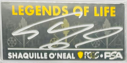 2021 $1 American Silver Eagle PCGS MS70 NBA Hall of Fame Shaquille O'Neal Signed Mint Condition 1 of 118