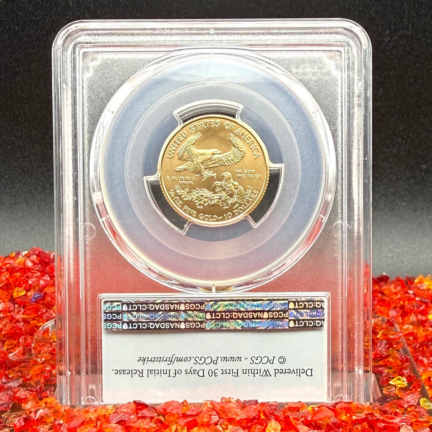 2020 $10 American Gold Eagle PCGS MS70 First Strike Flag Label (Rare 1 of 426)