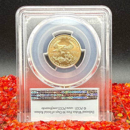 2020 $10 American Gold Eagle PCGS MS70 First Strike Flag Label (Rare 1 of 426)