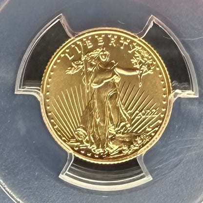 2022 $5 American Gold Eagle PCGS MS70 First Strike Flag Label (Rare 1 of 1,761)