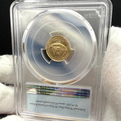 2022 $5 American Gold Eagle PCGS MS70 First Strike Flag Label (Rare 1 of 1,761)