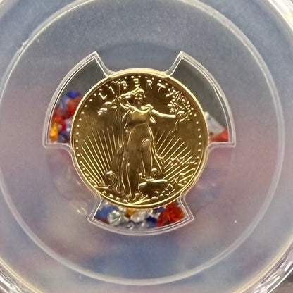 2024 $5 American Gold Eagle PCGS MS70 First Strike Flag Label (Rare 1 of 1,232)