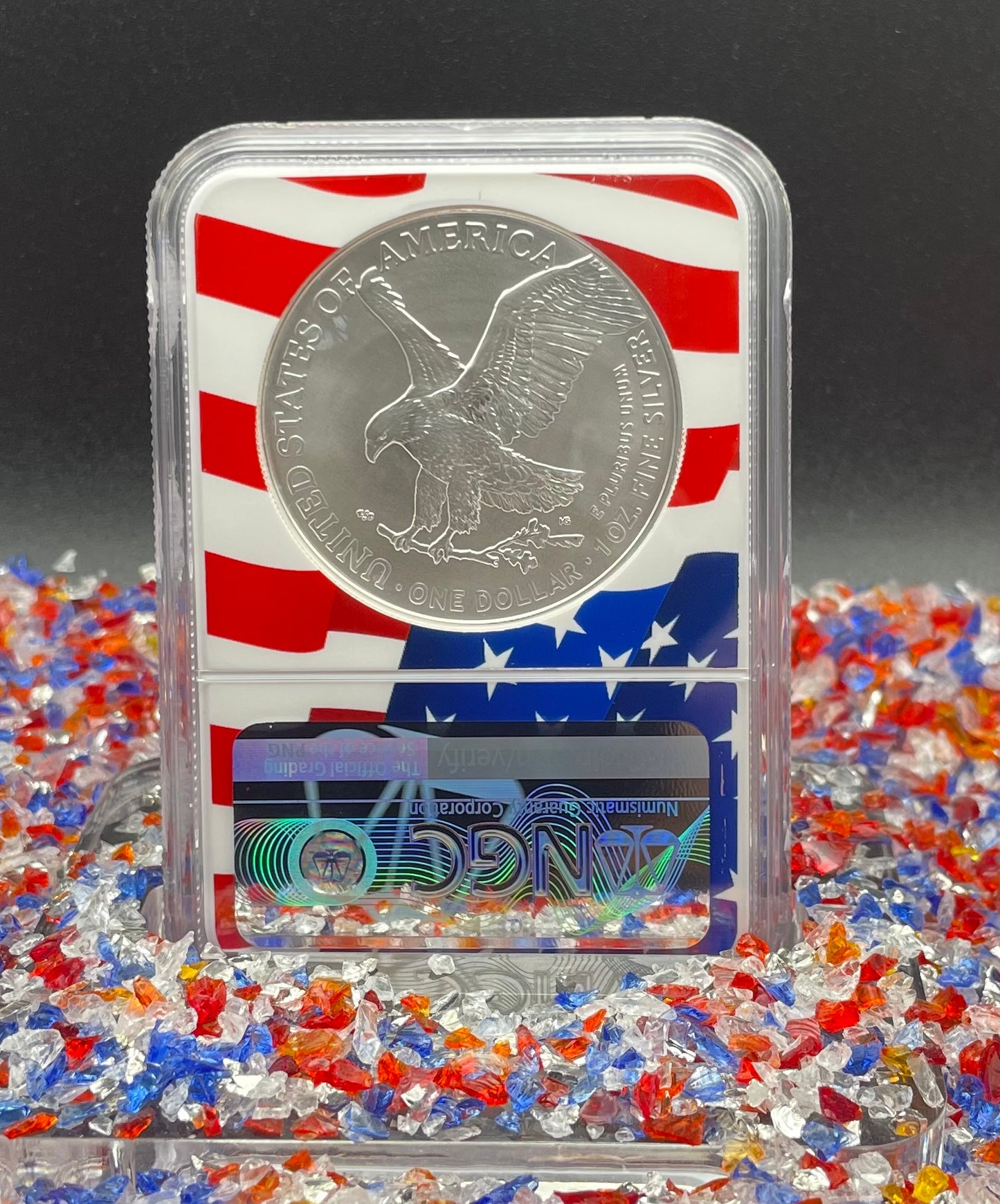 2021 $1 American Silver Eagle NGC MS70 New Years Edition Type 2 Ultra Rare Holder Limited Edition