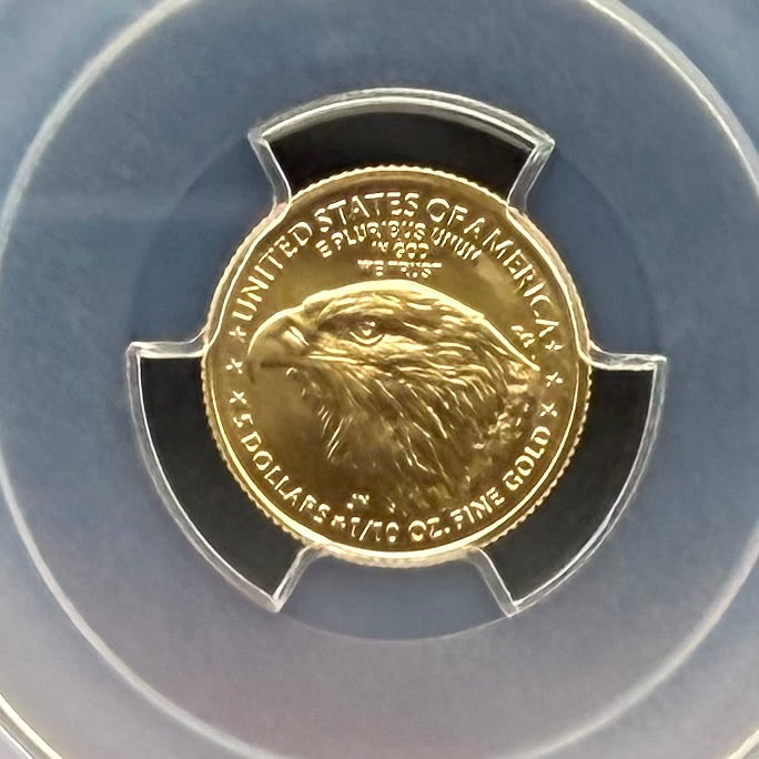 2024 $5 American Gold Eagle PCGS MS70 First Strike Flag Label (Rare 1 of 1,232)