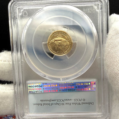 2024 $5 American Gold Eagle PCGS MS70 First Strike Flag Label (Rare 1 of 1,232)