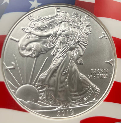 2019 $1 American Silver Eagle NGC MS70 Early Releases Ultra Rare Holder & Label Mint Condition