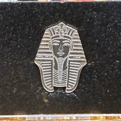 1/1333 OZT 24K GOLD 3 x 1/4 IDAHO GOLDBACK AURUM NOTES ALPHA & King Tut + Scarab Silver Art Bars (Rare 1 of 100) Mint