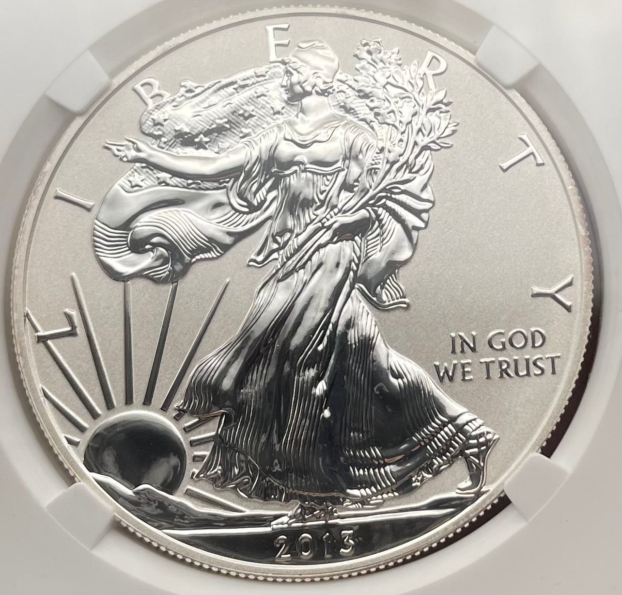 Reverse Proof 2013 (W) $1 American Silver Eagle NGC PF70 OFFICIAL US MINT SET Original West Point Gold Star Label Rare Mint Condition