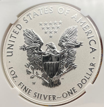 Reverse Proof 2013 (W) $1 American Silver Eagle NGC PF70 OFFICIAL US MINT SET Original West Point Gold Star Label Rare Mint Condition