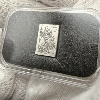 1/1333 OZT 24K GOLD 3 x 1/4 IDAHO GOLDBACK AURUM NOTES ALPHA & Dragon + Knight Silver Art Bars (Rare 1 of 100) Mint