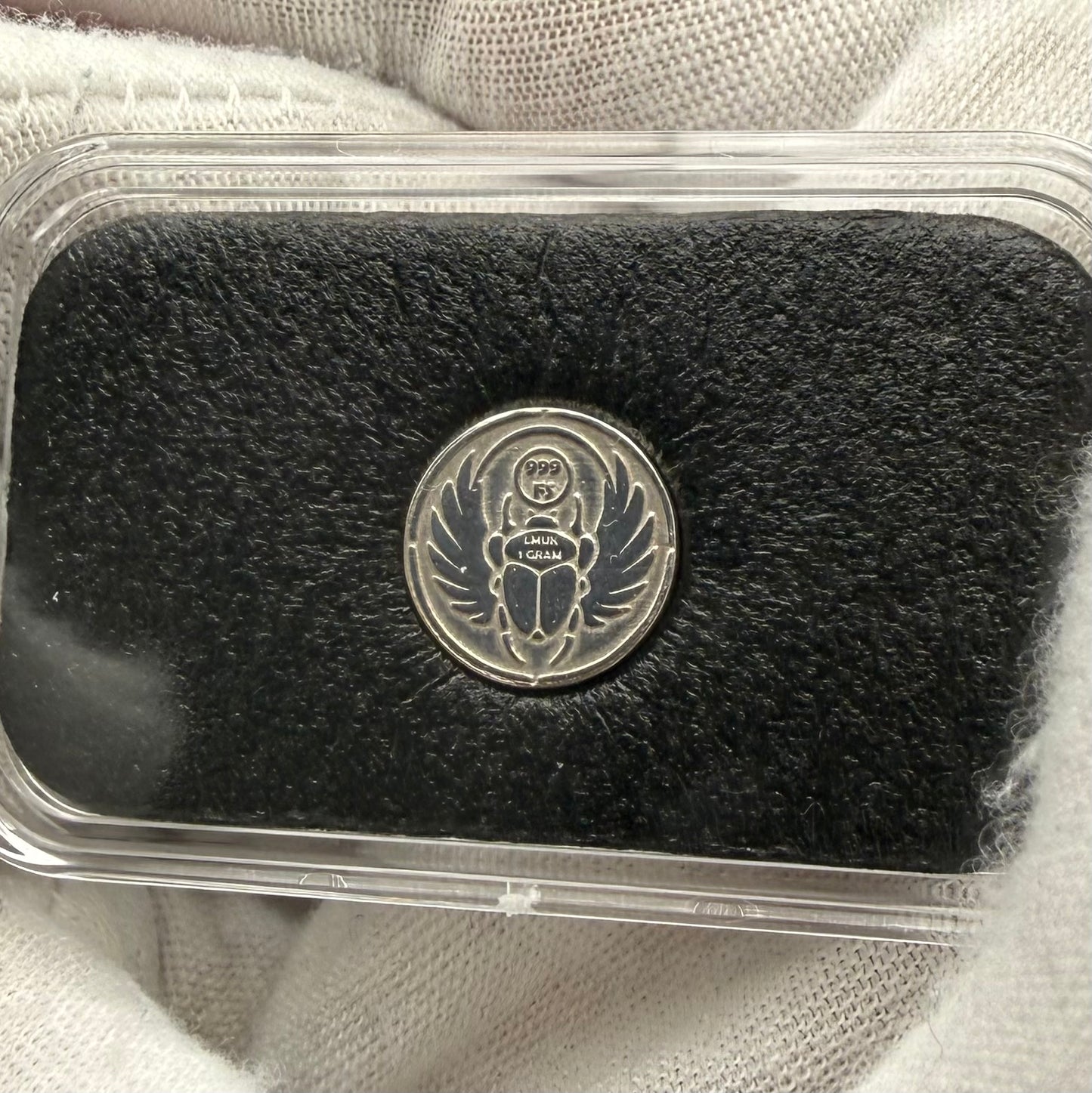1/1333 OZT 24K GOLD 3 x 1/4 IDAHO GOLDBACK AURUM NOTES ALPHA & King Tut + Scarab Silver Art Bars (Rare 1 of 100) Mint