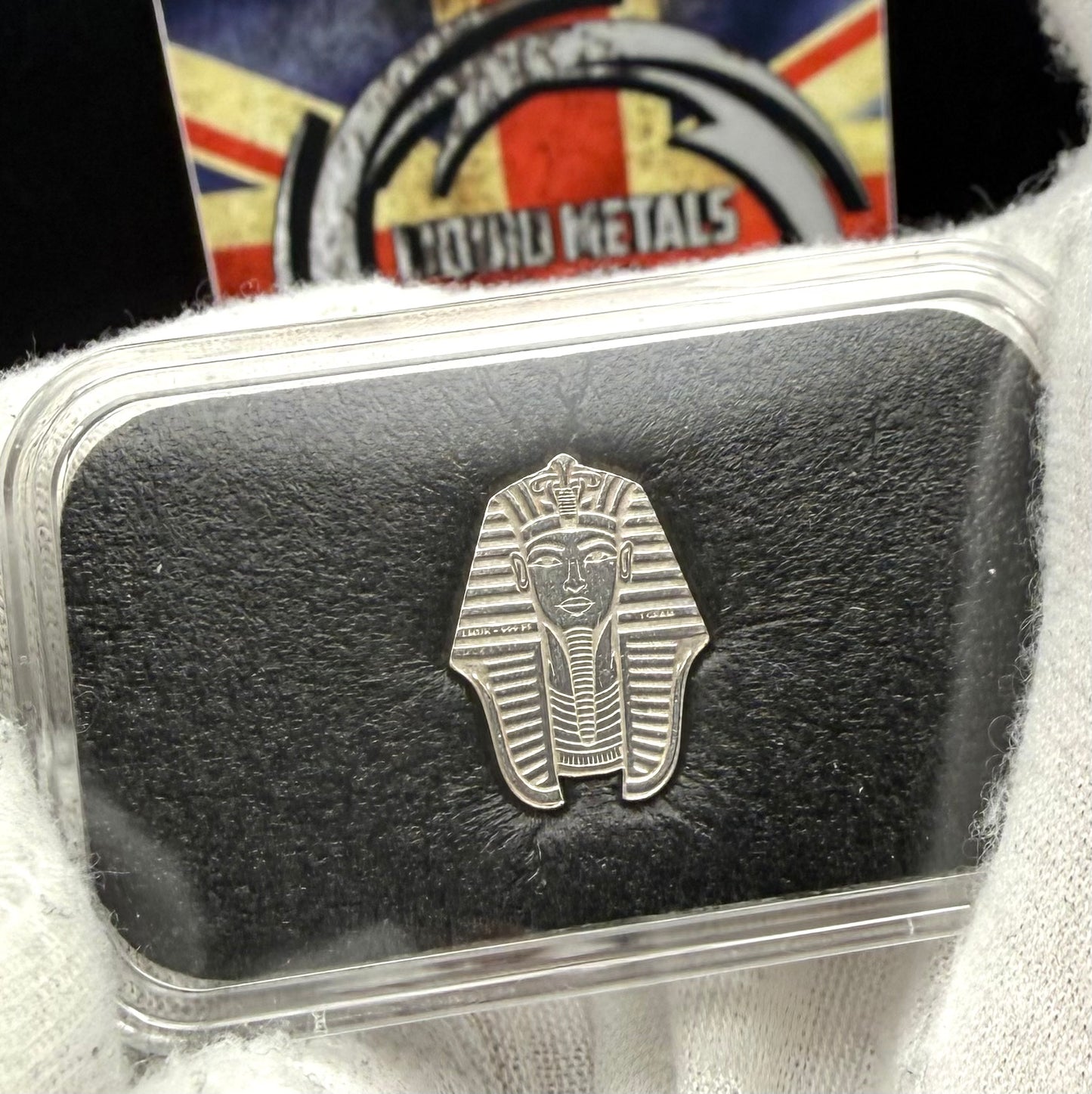 1/1333 OZT 24K GOLD 3 x 1/4 IDAHO GOLDBACK AURUM NOTES ALPHA & King Tut + Scarab Silver Art Bars (Rare 1 of 100) Mint