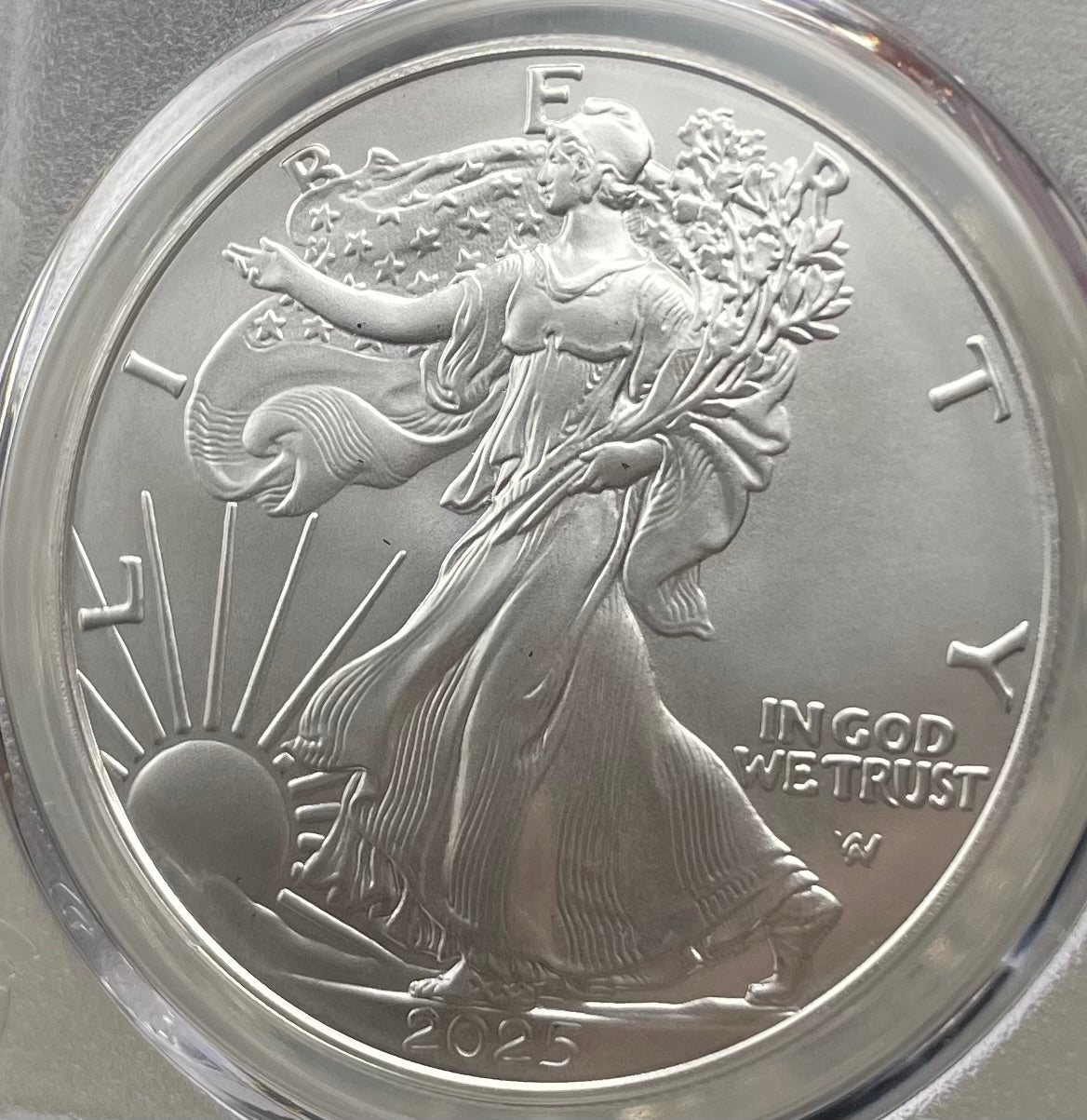 2025 $1 American Silver Eagle PCGS MS70 FDOI Legends of Life MLB Hall of Fame Trevor Hoffman Signed Label (Rare 1 of 15)