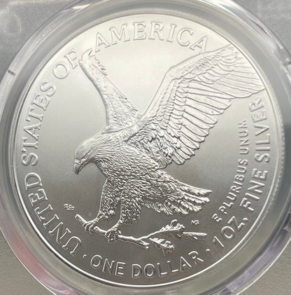 2025 $1 American Silver Eagle PCGS MS70 FDOI Legends of Life MLB Hall of Fame Trevor Hoffman Signed Label (Rare 1 of 15)