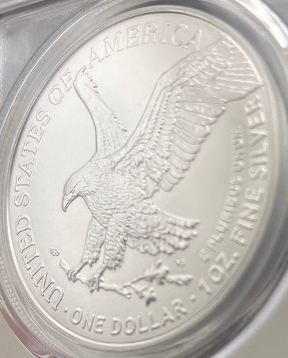 2024 $1 American Silver Eagle PCGS MS70 FDOI Legends of Life MLB Hall of Fame Vladimir Guerrero Signed Label Mint Condition (Rare 1 of 15)