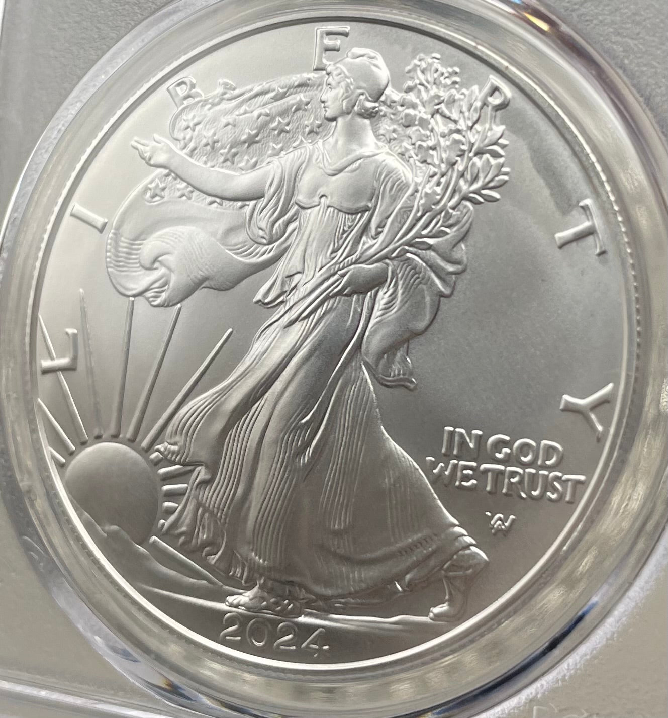 2024 $1 American Silver Eagle PCGS MS70 FDOI Legends of Life MLB Hall of Fame Mike Piazza Signed Label Mint Condition (Rare 1 of 15)