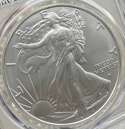 2024 $1 American Silver Eagle PCGS MS70 FDOI Legends of Life MLB Hall of Fame Paul Molitor Signed Label Mint Condition (Rare 1 of 15)