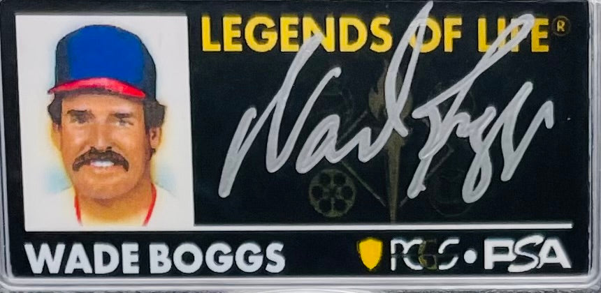 2024 $1 American Silver Eagle PCGS MS70 FDOI Legends of Life MLB Hall of Fame Wade Boggs Signed (Rare 1 of 15)