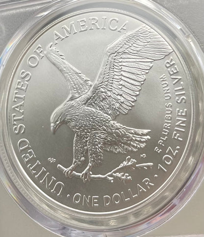 2024 $1 American Silver Eagle PCGS MS70 FDOI Legends of Life MLB Hall of Fame Wade Boggs Signed (Rare 1 of 15)