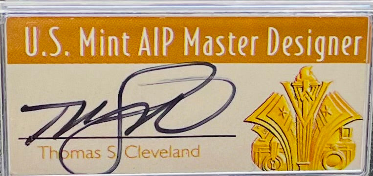 Proof 2019 (W) $1 American Silver Eagle PCGS PR70DCAM FDOI (Denver) Master Designer Cleveland Signed (1 of 213)