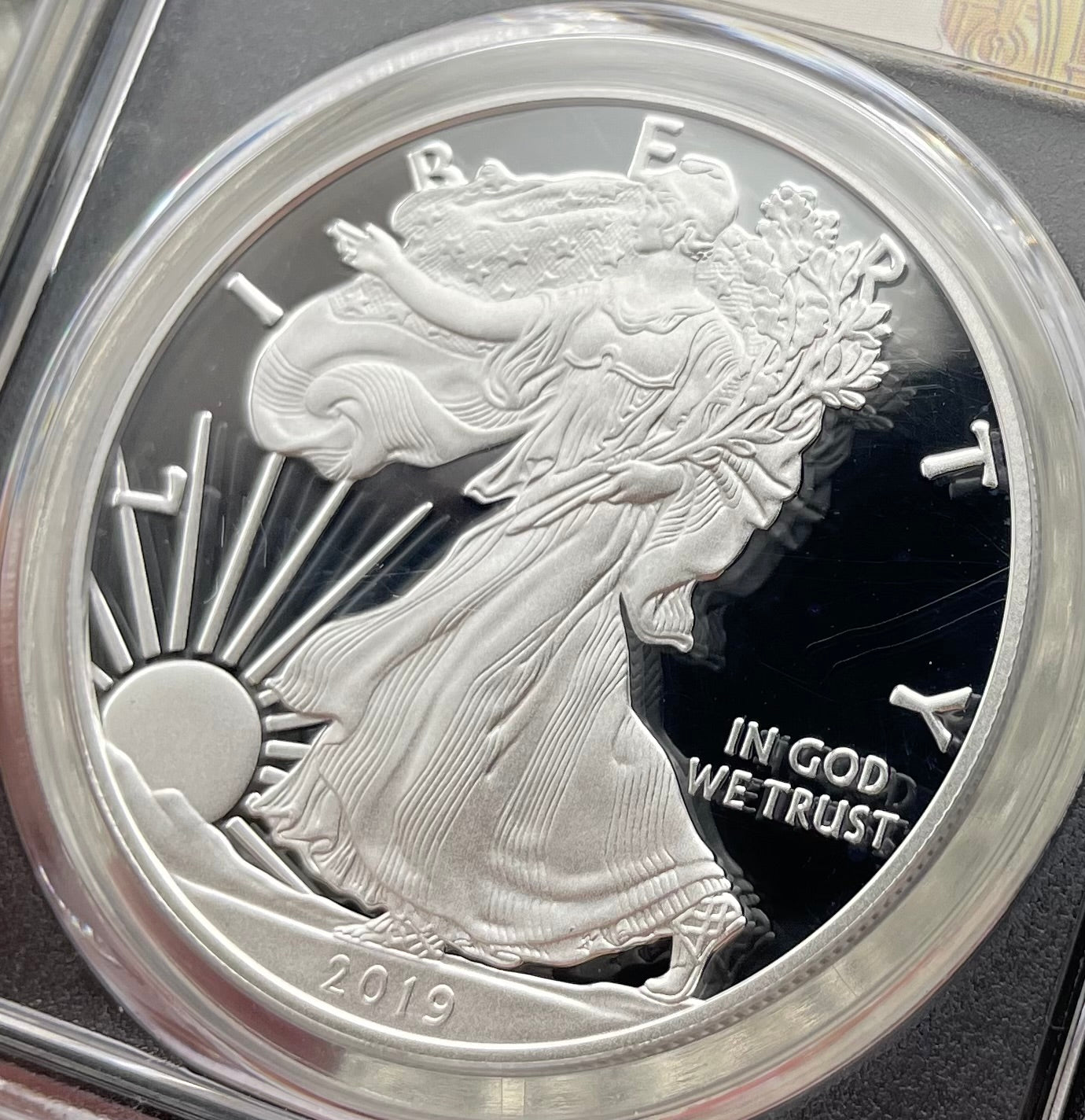 Proof 2019 (W) $1 American Silver Eagle PCGS PR70DCAM FDOI (Denver) Master Designer Cleveland Signed (1 of 213)