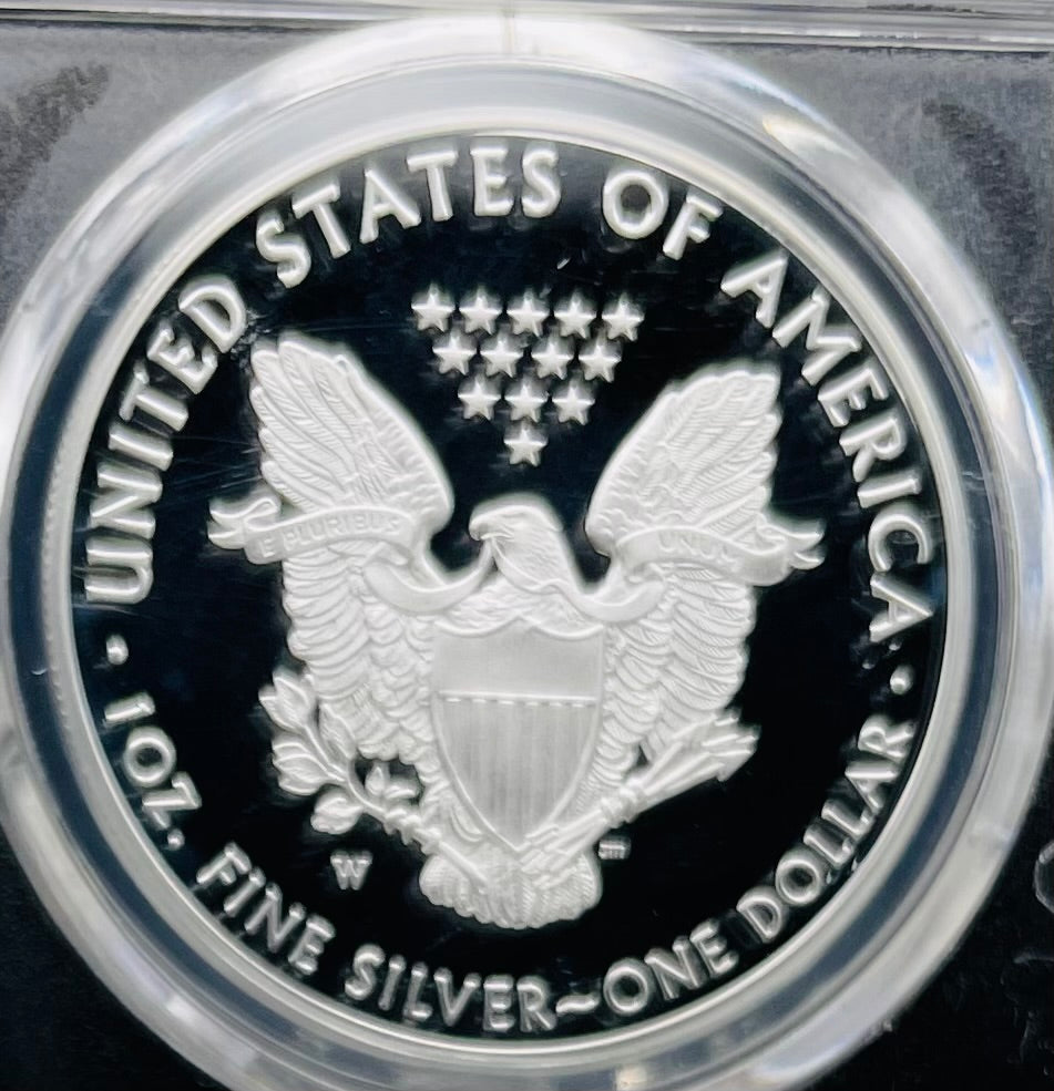 Proof 2019 (W) $1 American Silver Eagle PCGS PR70DCAM FDOI (Denver) Master Designer Cleveland Signed (1 of 213)