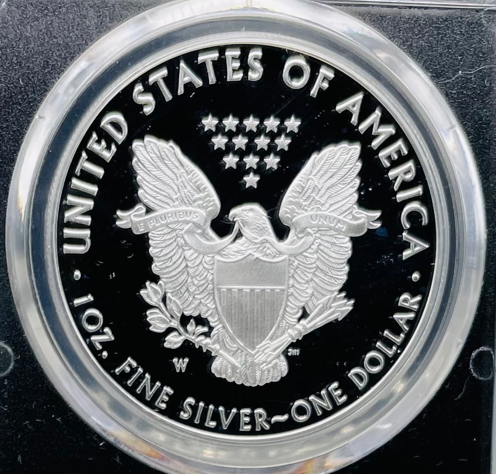 Proof 2019 (W) $1 American Silver Eagle PCGS PR70DCAM FDOI (Denver) Master Designer Cleveland Signed (1 of 498)