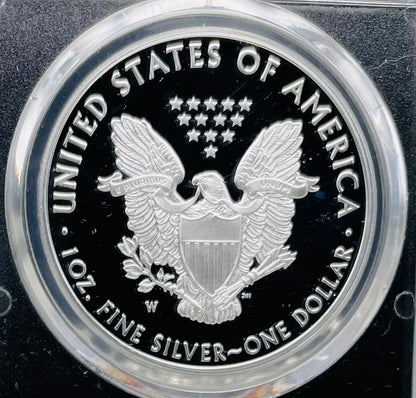 Proof 2019 (W) $1 American Silver Eagle PCGS PR70DCAM FDOI (Denver) Master Designer Cleveland Signed (1 of 498)