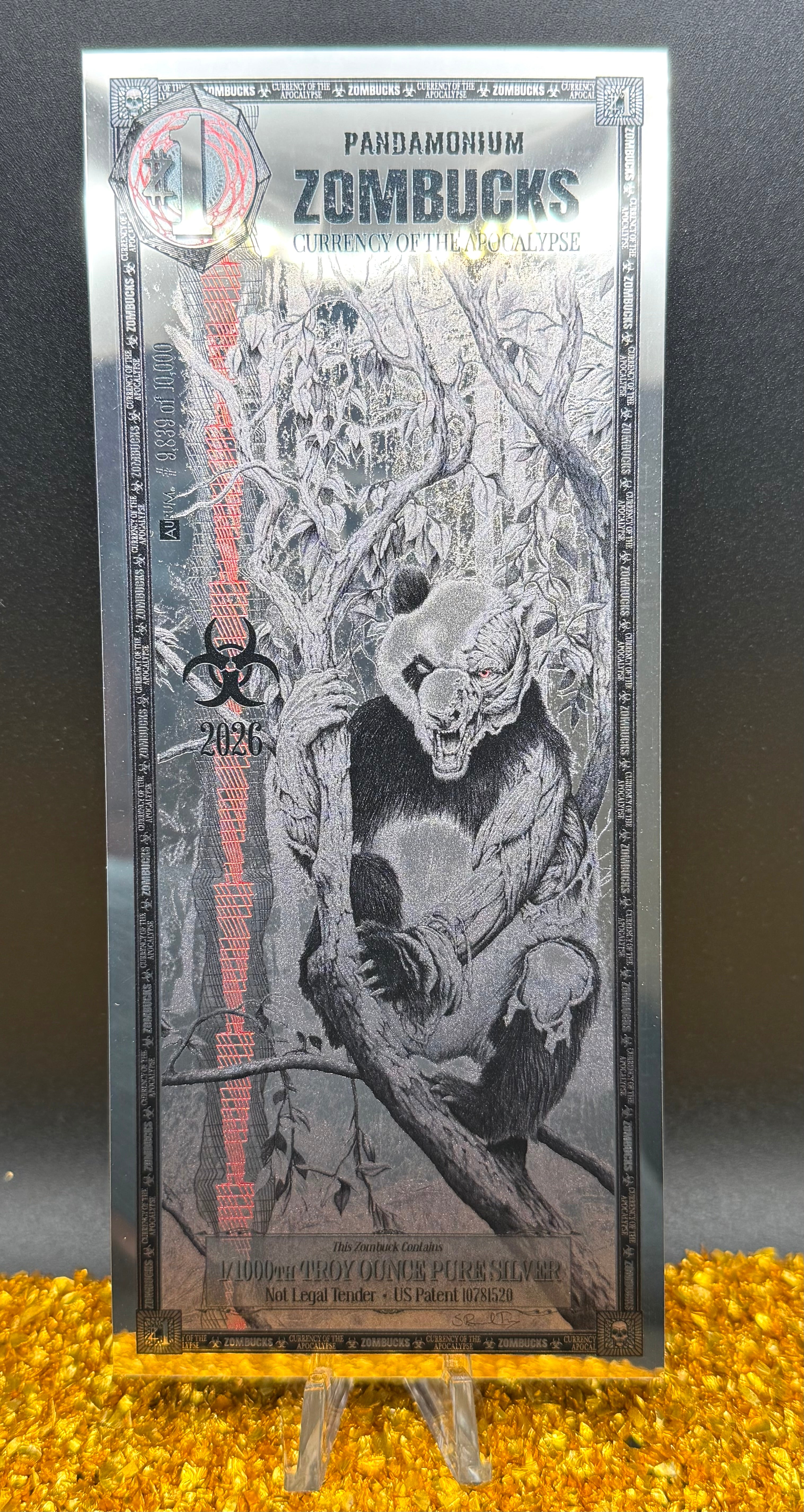 その他 UMR Buy .999 Fine Silver Zombuck Silver Aurum Notes – Peculiar Coins