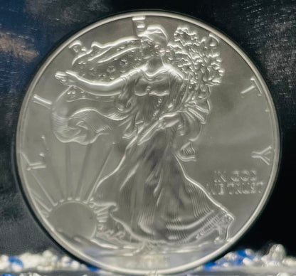 2018 $1 American Silver Eagle NGC MS70 First Day of Issue Rare Silver Foil Holder Low Mintage