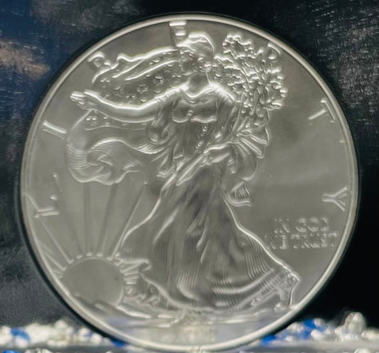 2018 $1 American Silver Eagle NGC MS70 First Day of Issue Rare Silver Foil Holder Low Mintage