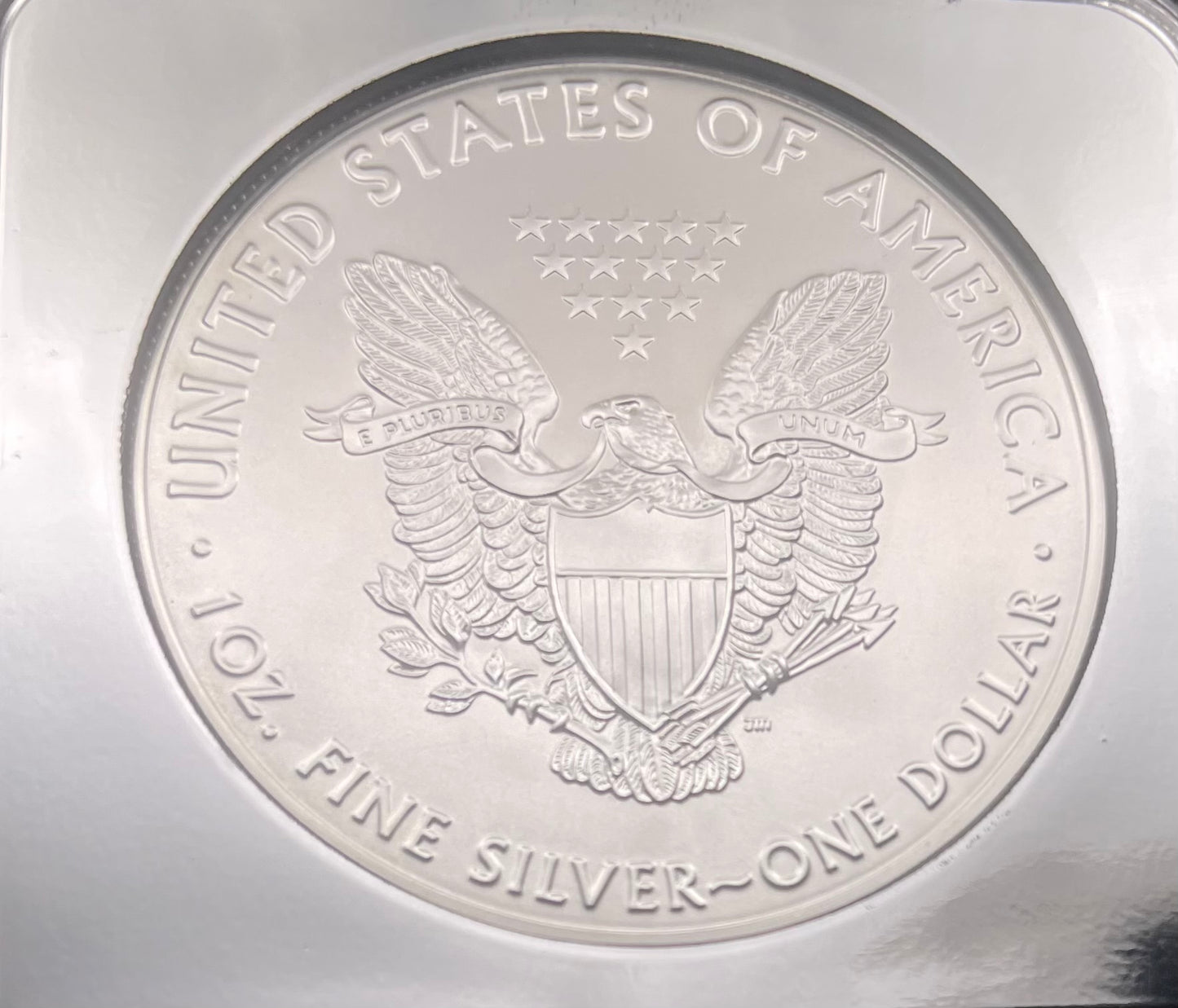 2018 $1 American Silver Eagle NGC MS70 First Day of Issue Rare Silver Foil Holder Low Mintage