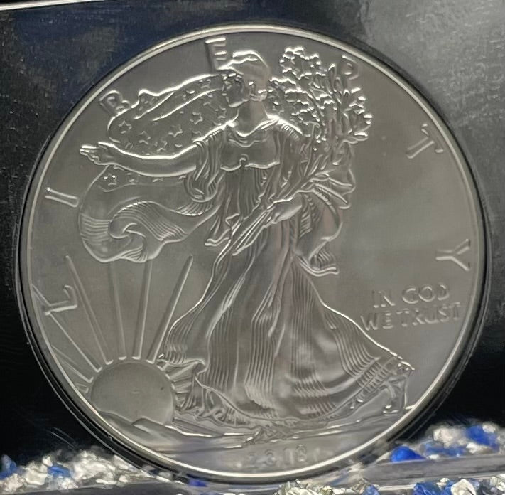 2018 $1 American Silver Eagle NGC MS70 First Day of Issue Rare Silver Foil Holder Low Mintage