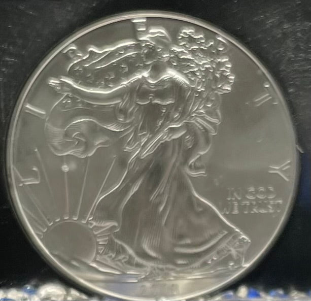 2018 $1 American Silver Eagle NGC MS70 First Day of Issue Rare Silver Foil Holder Low Mintage