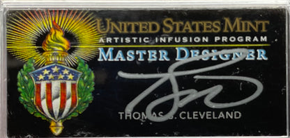 Proof 2020 (W) $1 American Silver Eagle PCGS PR70DCAM FDOI (Philadelphia) Master Designer Cleveland Signed (1 of 485)